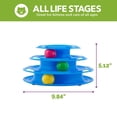 thumbnail image 3 of Pet Zone Busy Ball Three Tier Tower Track Interactive Toy Cat and Kitten Toy, 3 of 5