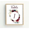 thumbnail image 3 of Darling Souvenir Cartes Décoratives de Table à Imprimé Floral Double Face pour Réception de Mariage - 5 Pouces" x 7 Pouces" (1 à 50), 3 of 6