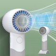 thumbnail image 2 of Portable Fan Rechargeable Handheld Turbo Fan Usb Rechargeable Silent Student Dormitory Office Portable Wind Turbine Fan Mini Fan Portable, 2 of 6