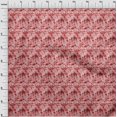 thumbnail image 4 of oneOone Velvet Red Fabric Abstract Floral Sewing Material Print Fabric By The Yard 58 Inch Wide-1ra, 4 of 5