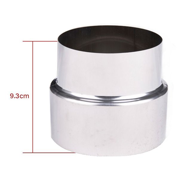 Stainless Steel Flue Liner Reducer / Tubing Connector Chimney Adaptor Stove Pipe