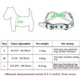 thumbnail image 4 of Pet Dog Harness Soft Suede Small Dog Harness for Puppies Adjustable Chest Strap, 4 of 5