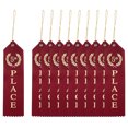 thumbnail image 1 of Unique Bargains Rubans de Récompense Cinq Places, 5e Rubans Gagnants avec Carte Uniforme et Corde, Rouge 10 Pcs, 1 of 7