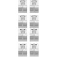 thumbnail image 4 of 8 Pcs Non-Perceant Porte-Serviettes Cintres de Ménage Porte-Serviettes en Acier Inoxydable, 4 of 6