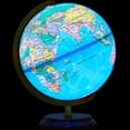 thumbnail image 1 of Amylove 13'' Illuminated World Globe with Stand 720Â°/360Â° Rotation Rewritable Light Up Globe for Kid World Map for Interactive Learning Light with Base Lamp LED Decor(Classic), 1 of 6