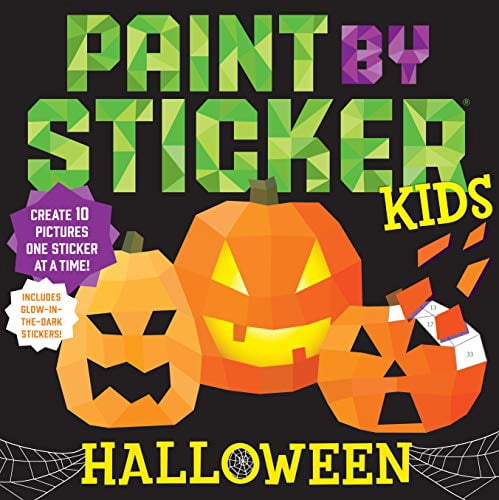 Halloween (Peinture par des Enfants Autocollant)