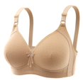 thumbnail image 1 of LSLJS Soutien-Gorge Femme Brodé Brillant Confortable Respirant Sans Armatures, 1 of 5