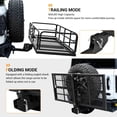 thumbnail image 4 of Yiwa Foldable 750 lbs Steel Hitch Basket, Heavy Duty Cargo Carrier for RV, SUV, Truck, 2-Inch Receiver Compatible, 4 of 9