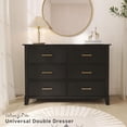 thumbnail image 3 of Rêve Sur Moi Universel Double Commode I Enfants Chambre Commode I Six Tiroirs Commode I Milieu Du Siècle Moderne, 3 of 6