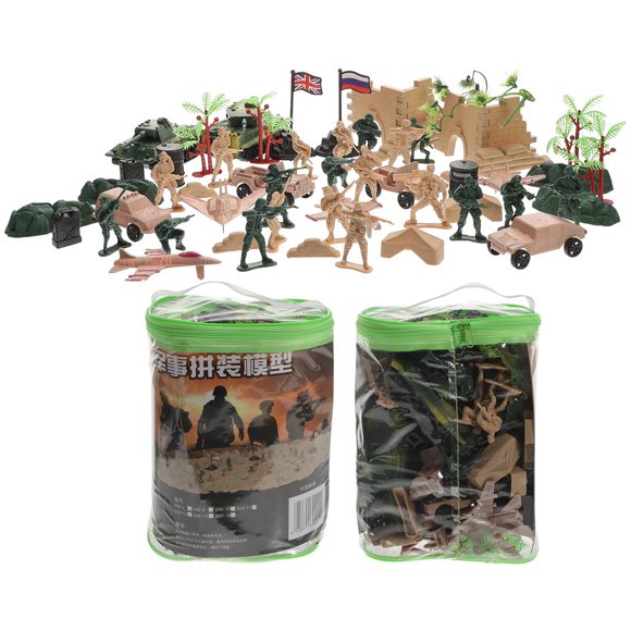 CUITING Soldat Modèle Jouets Mini Modèle Ensembles de Jeu Réalistes Mini Soldat Modèle Enfant Garçon
