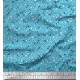 thumbnail image 1 of Soimoi Rayon Crepe Fabric Baseball Sports Printed Craft Fabric by The Yard 46 Inch Wide, 1 of 3