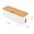 thumbnail image 3 of Cord Management Box ABS Power Strip Concealer Fire-Retardant USB Hub Cover Desktop Wire Hider TV Cable Organizer for Office, 3 of 9