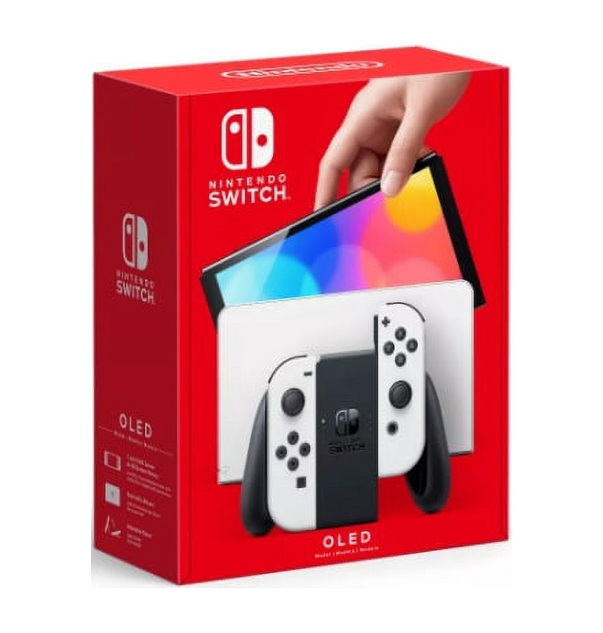 Refurbished Nintendo HEGSKAAAA OLED w/ White Joy-Con White, Nintendo Switch