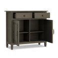 thumbnail image 4 of Connaught Armoire de Rangement d'Entrée Traditionnelle en Bois de 40 Pouces de Large, Gris Rustique, 4 of 8
