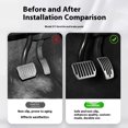 thumbnail image 4 of Ruiboury Durable Aluminum Alloy Foot Pedal Cover For Smooth Acceleration Anti Slip Throttle Brake Brake Pad red, 4 of 6
