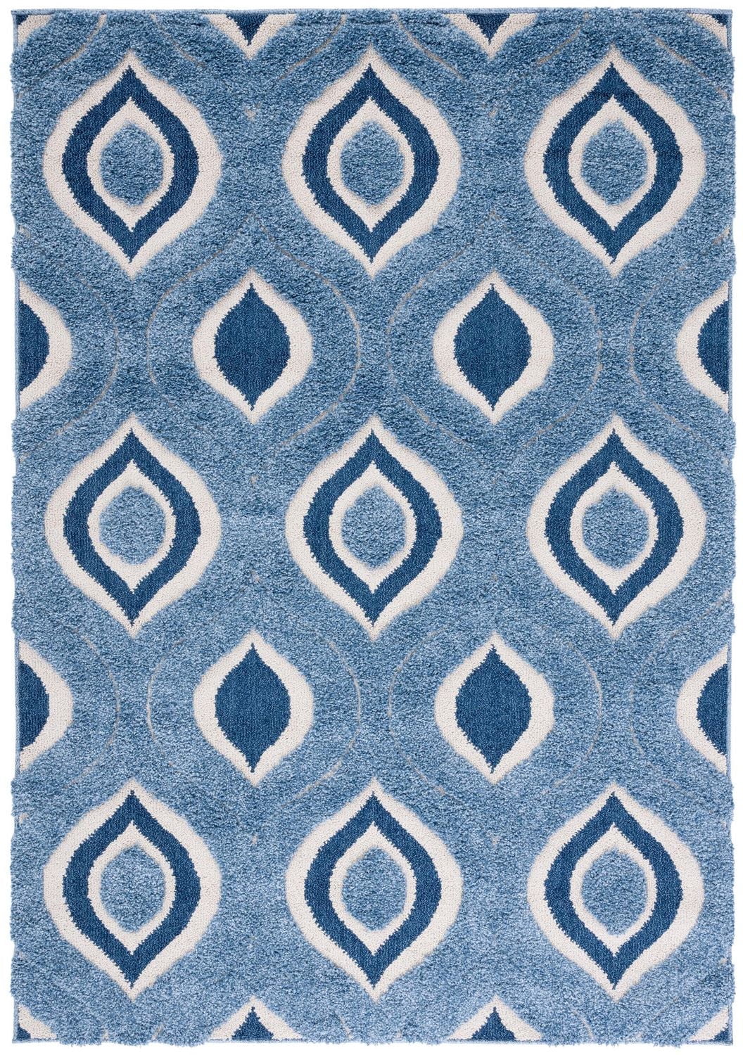 Safavieh Florida Declan Tapis Géométrique Shag
