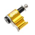 thumbnail image 4 of Thinsony Bike Cable Guide Brake Line Holder Hose Wire Clips Clamps Gold 21.5x20mm 1Set, 4 of 6