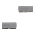 thumbnail image 3 of Redempat Elegant And Wide Application Shoulder Bag Chain Shoulder Bag Polyester Clutches Handbag Evening Bag Protects Items silver 2Set, 3 of 6