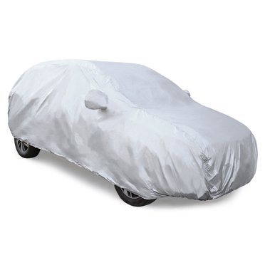 Unique Bargains Housse de Voiture Ton Argent 170T Résistante aux Rayures, à la Pluie et à la Neige