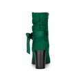 thumbnail image 2 of Unique Bargains Women's Slouchy Block Heel Ankle Boots, 2 of 7