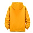 thumbnail image 3 of Pisexur Mens Winter Jacket Man Color Match Drawstring Zipper Pockets Coat Mens Winter Coat Windbreaker Jacket Warming Jacket, 3 of 3