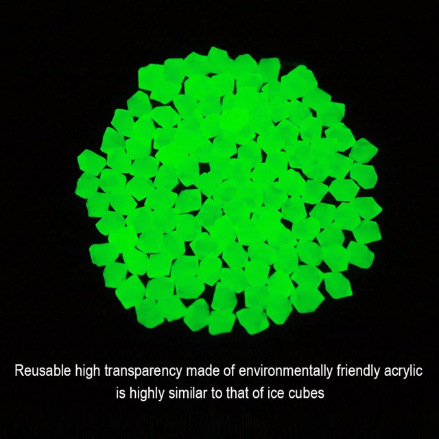 Glow in The Dark Rocks Luminous Stones Pebbles Stone Noctilucent Cobblestones For Walkway Yard Grass Aquarium Fish Tank Container Decoration