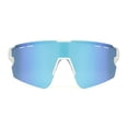 thumbnail image 3 of Lunettes de soleil écran Athletic Works blanches et bleues, 3 of 3