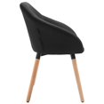 thumbnail image 3 of vidaXL Dining Chairs 4 pcs Black Fabric, 3 of 5
