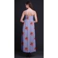 thumbnail image 5 of Bimba Robe Longue Chic à Imprimé Floral pour Femme, Style Bohème, Maxi d'Été, Tenue de Plage - Grand, 5 of 5