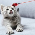 thumbnail image 4 of Langgg Pet Teaser Plastic Long Handle Teasing Rod Stick Feather Bell Interactive Pet Toy, Colorful, Color Random, 4 of 7