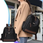 multicolor Fashion Backpack For School College Students Large Capacity Travel Bag Oxford Cloth Casual Daypack With Adjustable Straps 33X25X12Cm Lightweight Bookbag For Teenagers