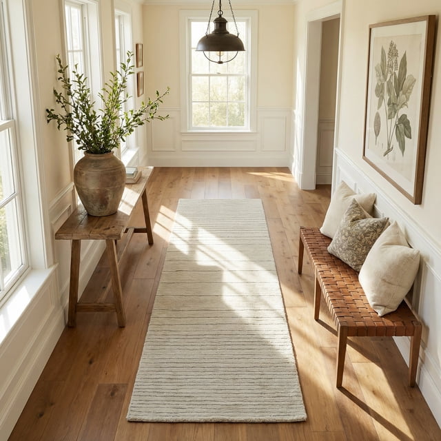 Rug Branch Casa Abstract Indoor Area Rug, Beige Cream, Modern - Living Room, Bedroom, Dining Room, and Kitchen