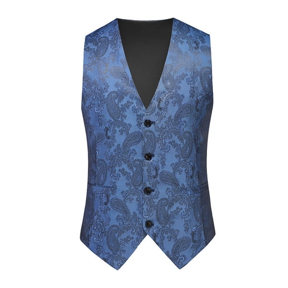 Mens Suit Vests, Men's Solid Color Casual Thin-Style Single-Breasted Suit Waistcoat, Slim-Fit Sleeveless Vest, Mens Formal Vests
