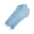 thumbnail image 1 of Transemion Turkish Cotton Surf Poncho Soft Quick-Drying Towel For Beach And Bath Designed For Beach Or Pool blue, 1 of 6