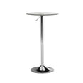 thumbnail image 1 of 23.5'' Round Adjustable Height Glass Table (Adjustable Range 33.5'' - 41''), 1 of 9