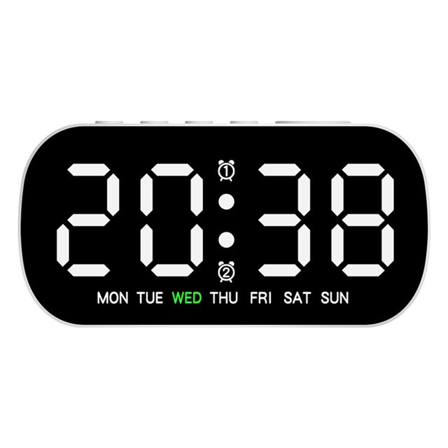 Multi-functio Digital LED Alarm Clocks with Temperature Date Display Table Clock