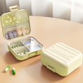 thumbnail image 1 of Feltree Organisateur Quotidien 7 Compartiments Portable Étanche Petit Étui pour Poche Sac à Main Boîte de Voyage Portable Contenant de Vitamines Huile de Poisson, 1 of 8