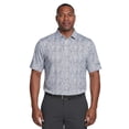 thumbnail image 2 of PGA Tour Course Essentials Men's All Over Micro Floral Print Short Sleeve Polo, 2 of 6