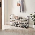 thumbnail image 3 of axGear Shoe Rack Organizer Adjustable Expandable Storage Shelf Free Standing, 3 of 8