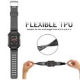 thumbnail image 3 of Apple Watch 3 Cases 38mm, Rugged Protective Case with Strap Bands for Apple Watch Series 3 2017 [38mm, Compatible with Apple Watch 38mm Series 3/Series 2/1/Original (2015) ] (Red), 3 of 8