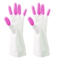 thumbnail image 1 of yingyy 2 Pcs Gants Mitaines Extérieur Maison Accessoire de Nettoyage Léger Cuisine Doigts Roses 1Ensemble, 1 of 6