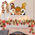 thumbnail image 1 of LSLJS Halloween Thanksgiving Decorations Artificial Leaf Garland Rattan Hanging Pumpkin Maple Leaf Garland Indoor Home Halloween Christmas Party Fireplace Decorations, Plasti C Maple Leaf Rattans, 1 of 7