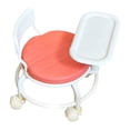 thumbnail image 1 of DOLITY Baby Dining Chair with Dining Tray with Swivel Casters Kids Chair for Eating Pink, 1 of 9