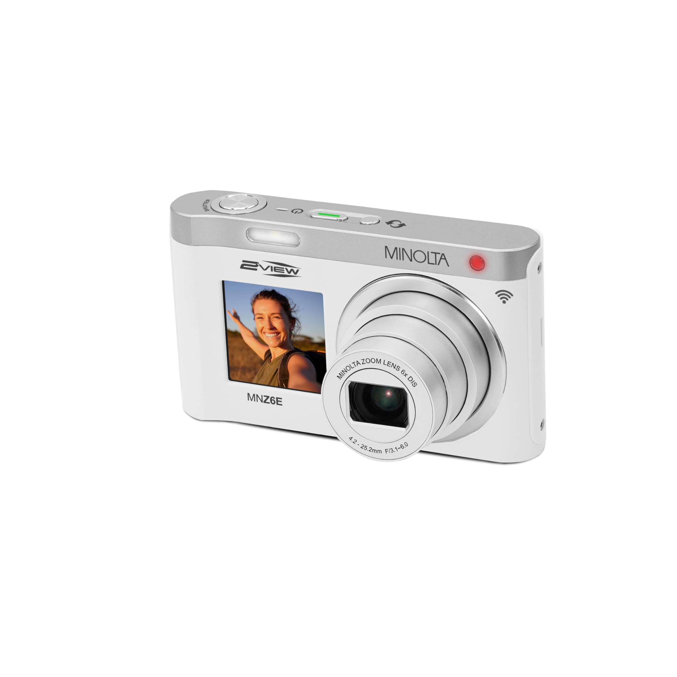 Minolta MNZ6E 64MP Dual Screen Point and Shoot Digital Camera | 6x