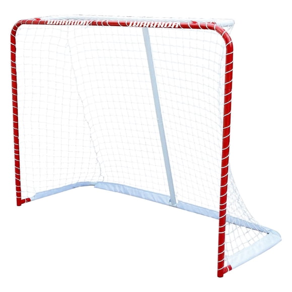 But de hockey de rue Warrior en acier 54" – 54" x 44" x 20" – Mailles robustes – Idéal pour le jeu intérieur ou extérieu