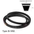 thumbnail image 2 of Unique Bargains B-1850 V-Belts Drive Belt 1850mm Inner Girth Rubber for Power Transmission, 2 of 6
