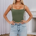 thumbnail image 2 of Women's Everyday Layering Tank Top with Adjustable Straps and Removable Padding for Casual Wear and, 2 of 6