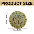 thumbnail image 2 of Drink Coasters,Cork Absorbent Coasters,Absorbent Cork Coasters with Flower Coaster for Coffee Table Decor,Coaster for Table Protection,Housewarming Gifts for New Home Present,Living Room Decor, 2 of 5