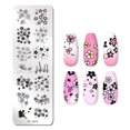 thumbnail image 2 of WIFKLSIIPG Printing Plate Nail Stainless Steel Printing Plate Blue Film Steel Plate Geometric Floral Series Colorful Printing Transfer Template, 2 of 6
