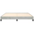 thumbnail image 4 of vidaXL Bed Frame Light Grey 193x203 cm King Velvet, 4 of 7